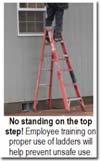 on fixed ladders at the following heights: 20 Current Subpart D / 24