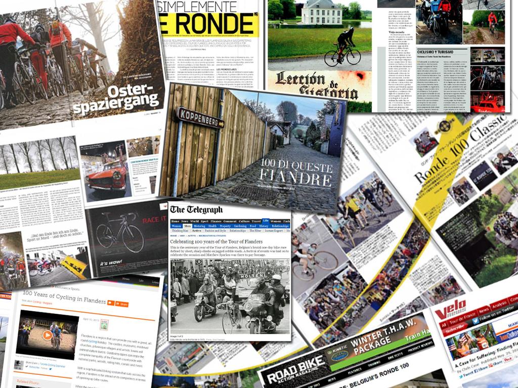 Stories were published in newspapers, magazines, and on websites, mainstream and specialist, including AD (Netherlands), RennRad