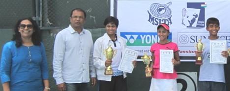 MSLTA YONEX SUNRISE Practennis Academy All India Ranking Championship Series (7) Under 12 Tennis Tournament 2016 organized by MSLTA in association with Practennis Academy and played at their courts.