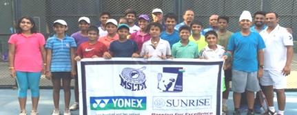 The camp was conducted by senior coach Himanshu Gosavi and was organized at the MSLTA school of tennis complex at Solapur. 20 boys and girls in age group of 10-12 took part in the camp.