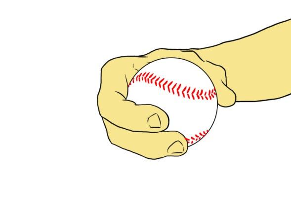 13 For experienced pitchers desiring a faster spin and a harder break, the straight curveball grip is very widely used.