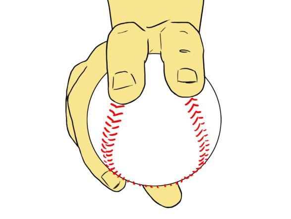 7 The 2 Seam Fastball (With the Seam) Breakdown: The 2 seam fastball with the seam has the same mechanics as the 4 seam fastball, just with an adjustment in grip that will create a tailing away