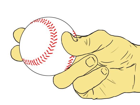 Disadvantages: With the same arm speed and effort as a 4 seam fastball, the 2 seam along the seams fastball will not generate the same velocity as its 4 seamed counterpart.