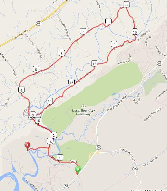 4TURoad Race course description for Juniors 9-14: 4TYour race will start with a one-mile neutral zone on Highway 58 from the Heritage Center parking area to the left turn on Blair Road.