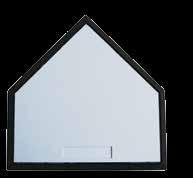 home plate Regulation size White