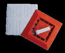 15 Pro quilted cover Durable one piece molded rubber 30" x 15" x 2 ½" Orange