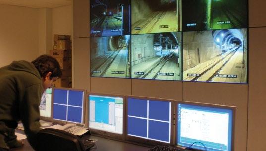 The tunnels are monitored from a control centre located in the Segovia Guiomar AVE station.