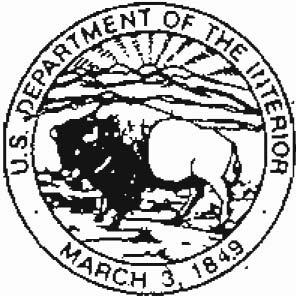 United States Department Interior".'. MINERA.LS.. DC 20240., '.. Mr. W.