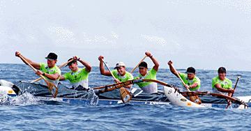 1997-10-13 M O L O K A I _ H O E By Kathryn Bender, Star-Bulletin Australia won the Bankoh Molokai Hoe yesterday, upsetting tournament favorite Lanikai Canoe Club of Oahu.