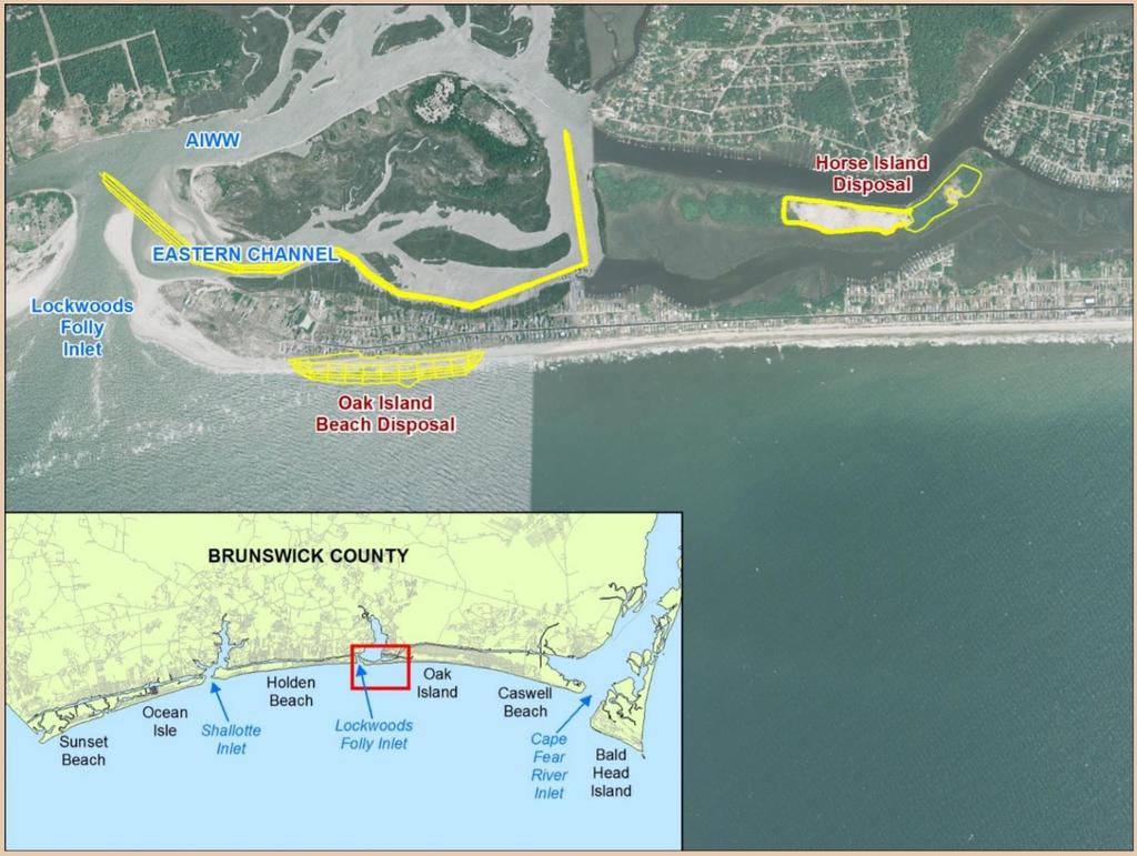 Local Projects: Navigation Sand Placed on Beaches Oak Island