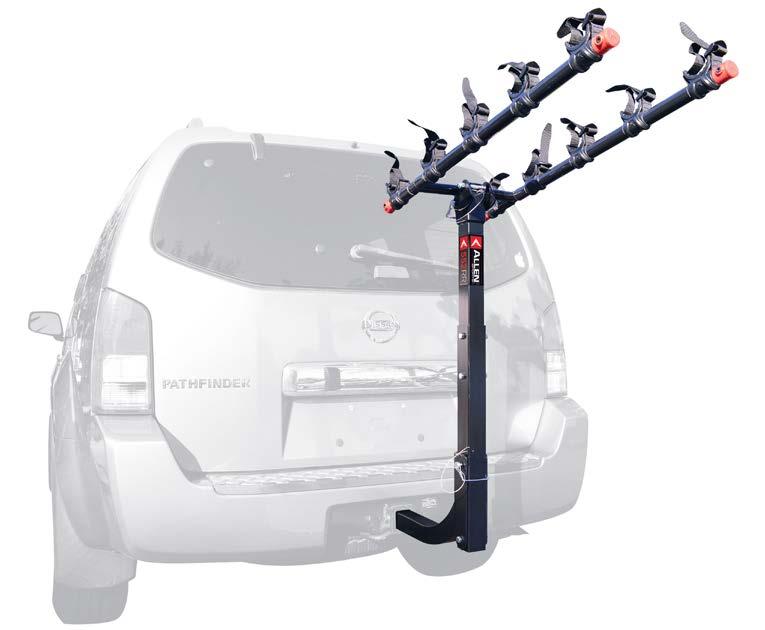 HITCH MOUNTED HITCH MOUNTED DELUXE 4-BIKE 2 HITCH MOUNTED CARRIER 542RR Carry Arm Spacing Accommodates A Wide Range Of Frame Sizes And Designs.