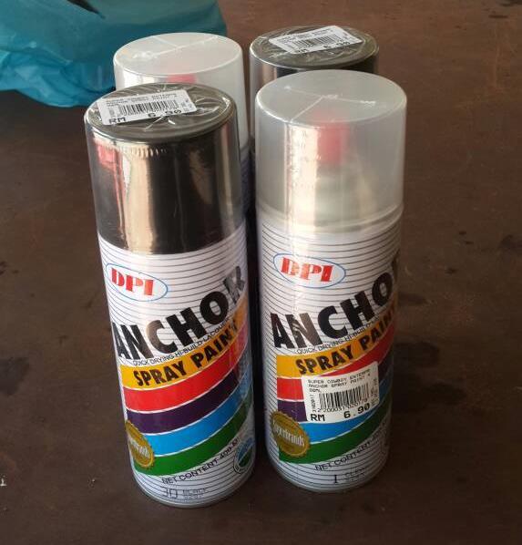 11) Spray paint Rajah 3.2.