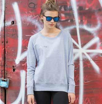 SK513 SLOunge Sweat 100% COTTON (HEATHER GREY: 85% COTTON, 15% VISCOSE) 250GSM FRENCH TERRY