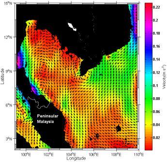 Jurnal Teknologi Full paper Seasonal Variation of Surface Circulation Along Peninsular Malaysia' East Coast Muhammad Faiz Pa'suya a, Kamaludin Mohd Omar b, Benny N.