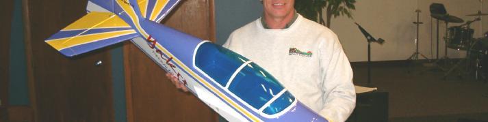The March meeting yielded more nice airplanes. John Dietz and his nifty Ultra Sport 40.