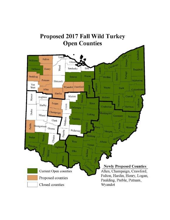 1501:31-15-10 Wild turkey regulations. It is proposed that this rule be amended to reflect changes in dates for spring turkey season and the youth turkey season.