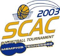 PAGE 86 - SCAC WINTER RECORD BOOK MEN'S SCAC BASKETBALL TOURNAMENT RESULTS (2003-04) 2003 SCAC Men s Championship Game Centre College vs Trinity University (03/01/03) 2003 Championships (@ Rhodes