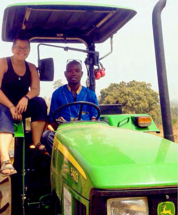! - Kelsey Knight, a 4-H alumnus from Pendleton County, is currently living in Ghana, Africa where she is working for a year with AgriCorps to share her passion for