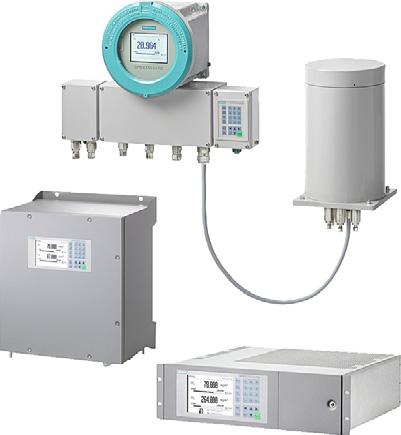 Overview SIPROCESS GA700 Base unit Application Application areas Depending on the analyzer modules installed, the device is predominantly used in the following sectors: Chemical industry