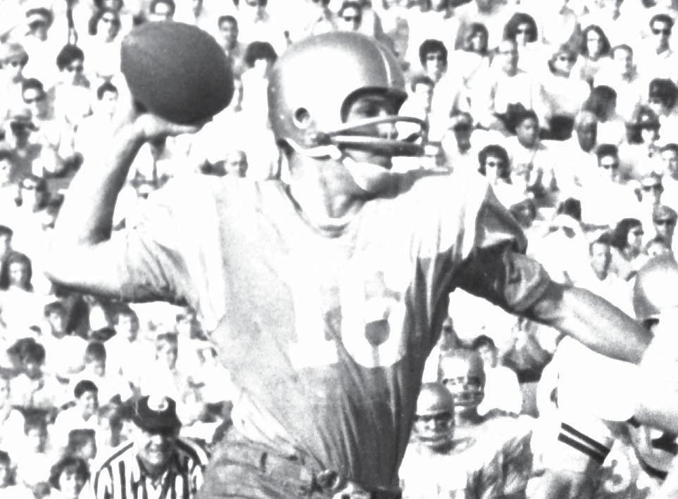 First-team All-AAWU 1965 Third-team All-American 1965 First-team All-AAWU Led team to a record of 24-5-2 in his three varsity seasons BEBAN S PASSING 1967 Opponent PA PC Pct PI Yds Tds Tennessee 20 9.
