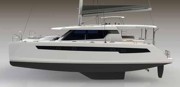 This type of construction has been pioneered on the larger all carbon racing catamarans and is now successfully being applied in this Leopard cruising catamaran so that we can offer the best possible