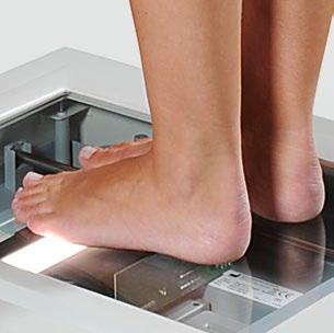 Shoe selection Digital foot scanning system DigiPED THE TIPTHERM checks the foot s temperature sensitivity.