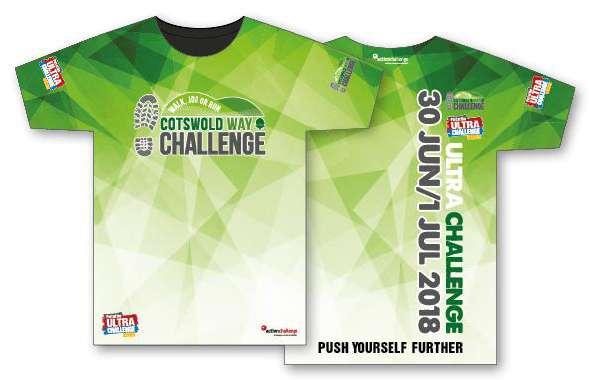 Merchandise There s still time to purchase your 2018 Cotswold Way Challenge tech T-shirt for just 23! Order now and pick up on the day.