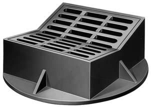For a complete listing of FREE OPEN AREAS and PERIMETERS of all grates, refer to pages 306-311. R-3506 to R-3517 Series Inlet Frame and Grate for Driveway and Mountable Curb R-3506-A2 C 1.4 2.