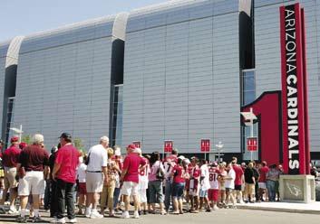 Cardinals Code of Conduct The Arizona Cardinals are committed to creating a safe, comfortable and enjoyable experience for all fans, both inside University of Phoenix Stadium and throughout our