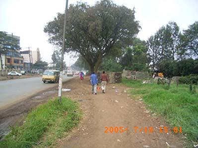 CBD) PROPOSED: REHABILITATION WITH NMT W = 5.0m 7.0 MURANGA ROAD (APPROXIMATELY 500M FROM JUNCTION OF RING ROAD NGARA AND FOREST ROAD) L = 2.