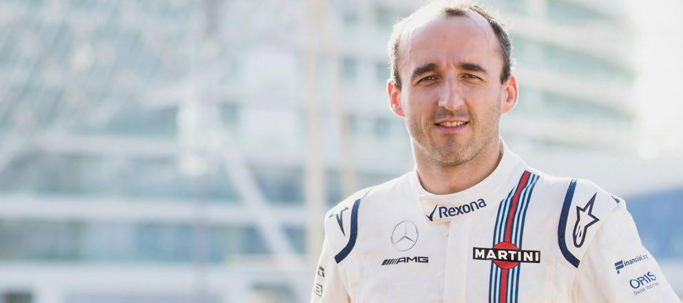ROBERT KUBICA Before turning five, Robert Kubica knew he was made for racing. It wasn t long after that he started kart racing and won six Polish championship titles in just three years.