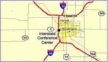 W N Interstate Conference Center - Bloomington, Illinois Membership: (1 yr) Adult $10.00 - H/W $12.00 - Youth $8.00 - Family $14.00 - (3 yr) Adult $25.00 - H/W $30.00 - Youth $20.00 - Family $35.