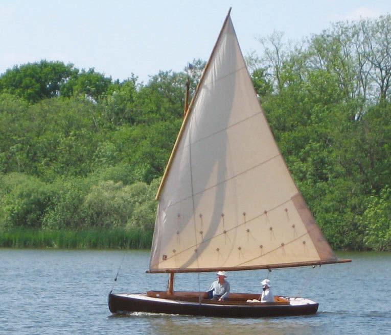 Half-Decker - Day Boats Traditional Wooden Balanced Lugs Brown Bess She is particularly easy to sail, very stable and is one of the favourites with customers who have less experience or wish to sail