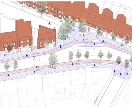 SCHEME PROPOSALS: Modal filters (roads accessible to pedestrians and cycles only) Collisions involving people on cycles often occur when vehicles turn into and out of minor side roads.