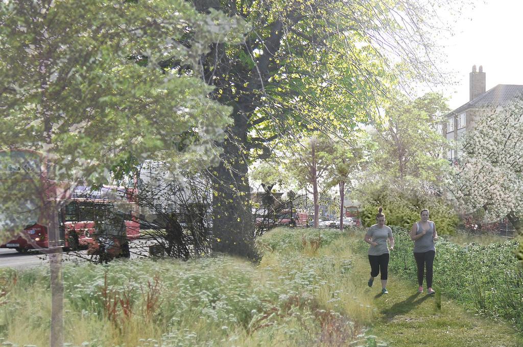 The Epping Forest gateway seeks to allow the Forest to reclaim the land no longer taken up by the highway, and create a clearer gateway area to Epping Forest.