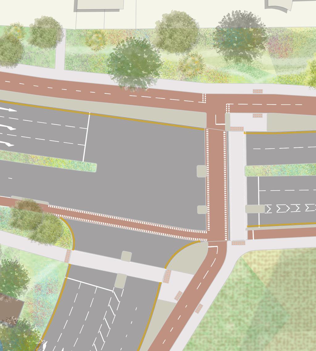 Section H: road improvements Whipps Cross Roundabout- a new T-junction The proposals seek to transform Whipps Cross Roundabout, which forms the junction of Whipps Cross Road, Woodford New Road and
