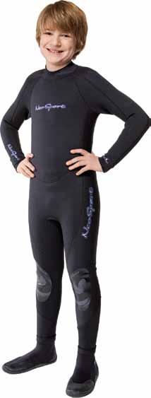Junior s Back Zip FULLSUIT and Shorty Neo Sport junior wetsuits are full feature