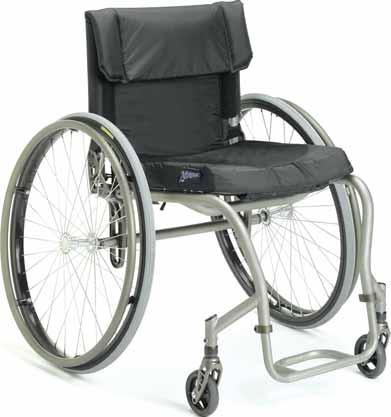 Ti Titanium Quickie T he Quickie Ti Titanium, the chair that expresses the essence of Quickie quick and easy adjustments and superior styling.