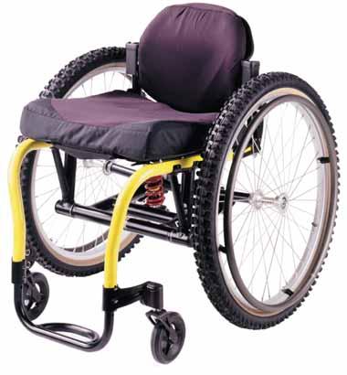 T he Quickie XTR Xtreme Terrain Reflex is the first monoshock suspension chair on the market.