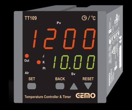 کنترلر دمای کورهای تک مرحلوای ىمراه با تایمر و تنظیم خودکار برای