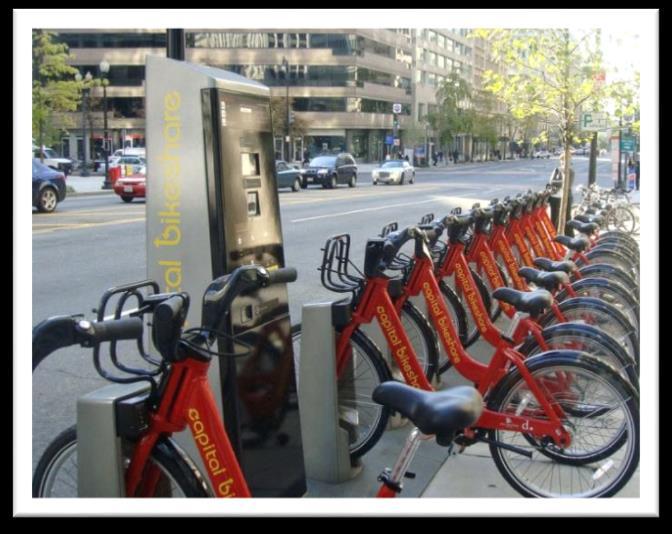 Bikeshare Use Characteristics Capital Bikeshare use was distributed evenly across frequency categories, showing demand for the service at many use levels About 15% of respondents had made one or two