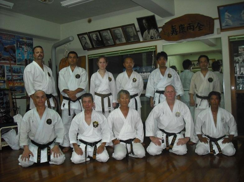 They have been students of president Taira for many years and practice at Taira Dojo. We do have a consensus that Soke s students will be hosted by all Dojo Owners in Okinawa.