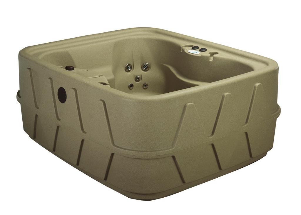 AR-400 Rejuvenate your senses in the body-contouring, four-person bucket seating of the AR-400 from AquaRest Spas.
