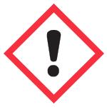 34 Hazard Classes (Health) The exclamation mark pictogram is used for the following classes and categories: Acute toxicity - Oral, Dermal, Inhalation (Category 4) Skin corrosion/irritation - Skin