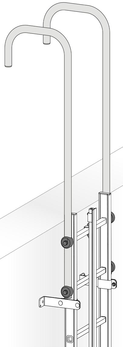 If additional components such as entry and exit elements, railings, barrier gates, trapdoors or platforms are used, these must correspond to the standards (DIN EN