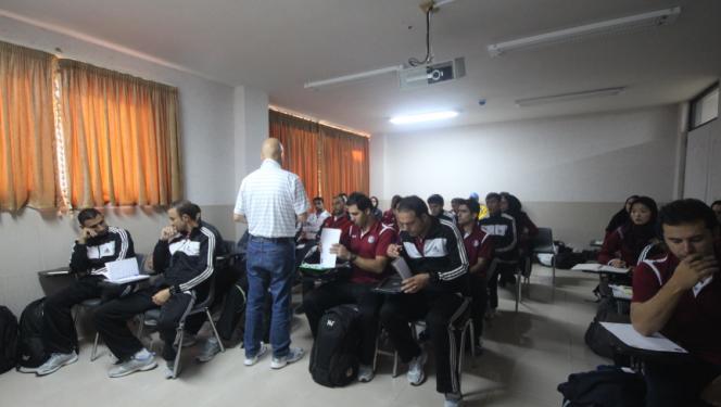 Group work in sports hall Methodical advices / game analyzes in theory room of sports hall Individual talks with all the couples Each couple was invited to an individual talk with