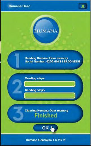 How to Upload Steps from Your Pedometer Your steps are uploaded into HumanaFit and then automatically