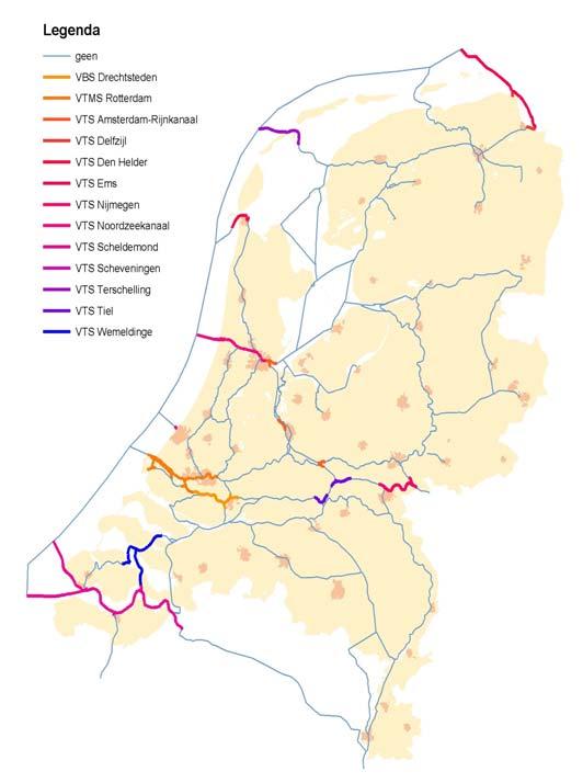 Traffic Management in the Netherlands Implemented since the middle of the eighties Active VTS on the