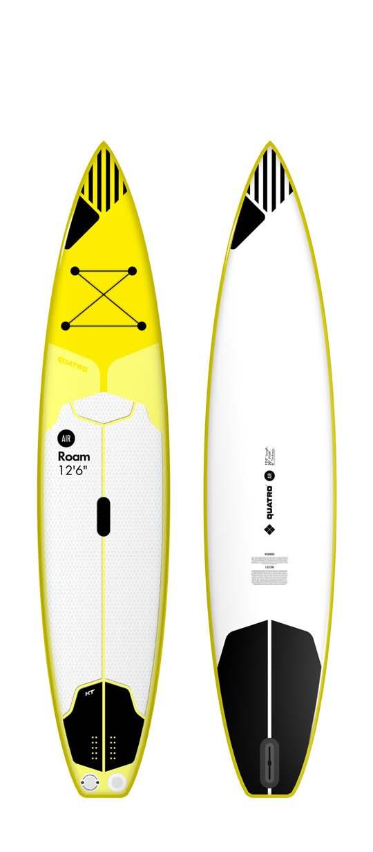 Roam Air Touring Single The Roam Air is a Sup touring board without compromise. Straight, fast, inspiring. It s a single fin board with reduced drag an narrow outline for long trips without fatigue.