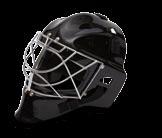 ears. goalie mask No logo allowed on front and on the back plate of the
